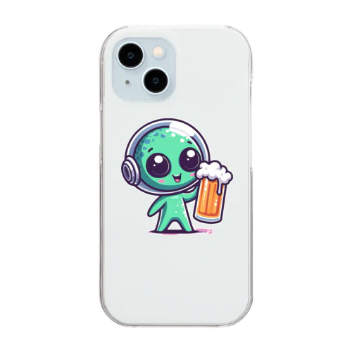 宇宙人の酒場放浪記 Clear Smartphone Case