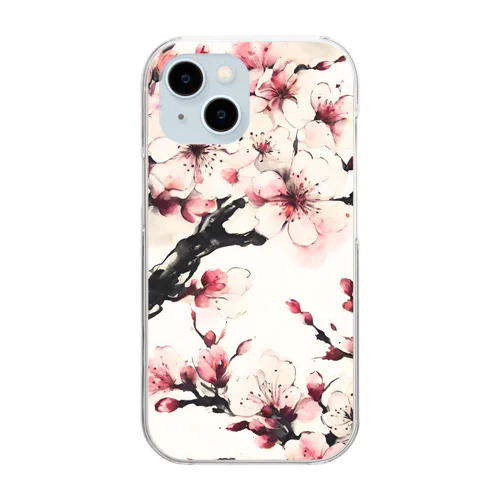 sakura. Clear Smartphone Case