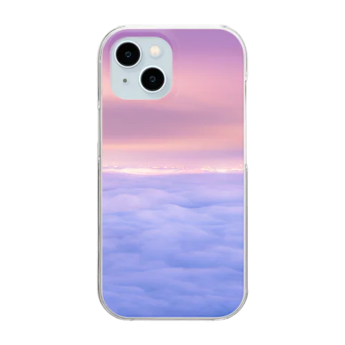 夕焼け11 Clear Smartphone Case