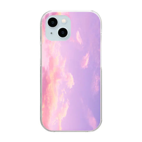 夕焼け12 Clear Smartphone Case