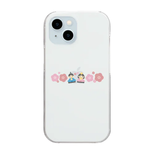 ひなまつり Clear Smartphone Case