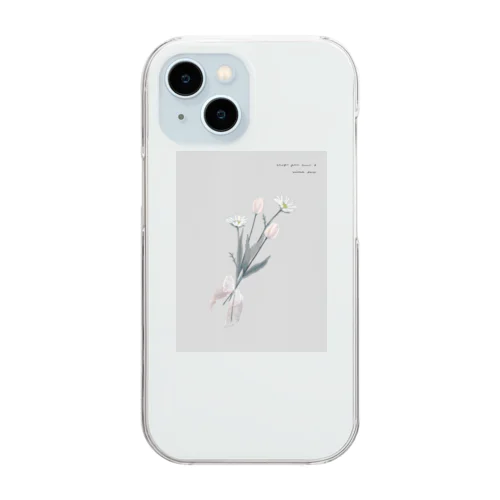 *peach organdy  Clear Smartphone Case