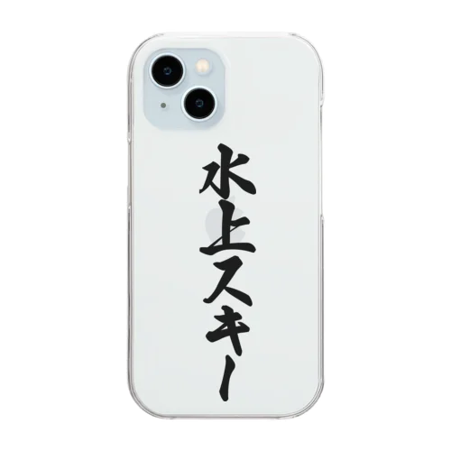 水上スキー Clear Smartphone Case