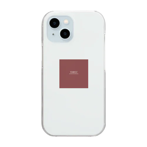 シンプルロゴ Clear Smartphone Case