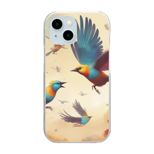 賑鳥 Clear Smartphone Case