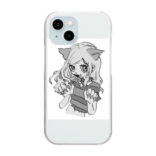 はろうぃん Clear Smartphone Case