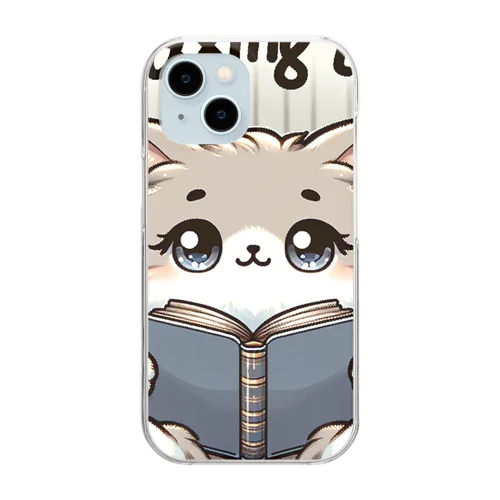 可愛い猫がリラックス Clear Smartphone Case