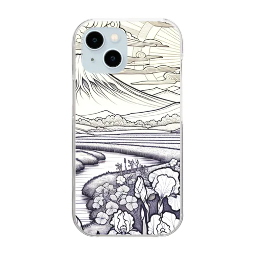 UkiyoE クライシス3 Clear Smartphone Case