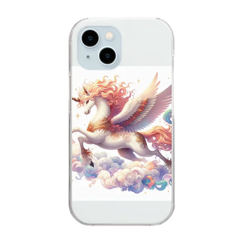 麒麟の姿が美しく広がる✨ Clear Smartphone Case