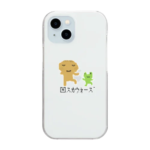 凹スカウォーズ（BOKOSUKA Returns） Clear Smartphone Case