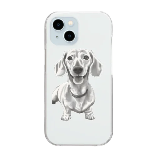 “Modern Pet Portraits Clear Smartphone Case