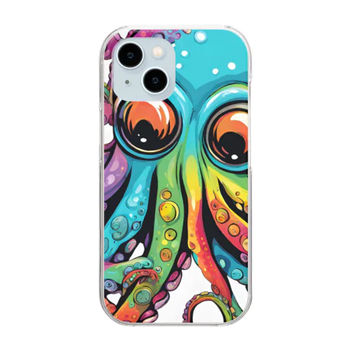 FUNKYOctopus Clear Smartphone Case