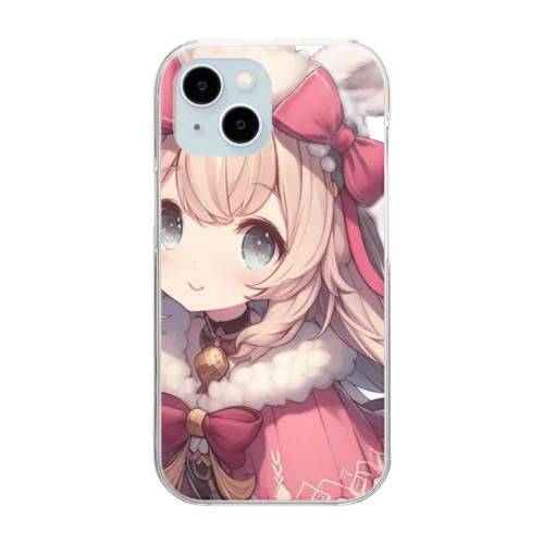 うさ乙女。 Clear Smartphone Case