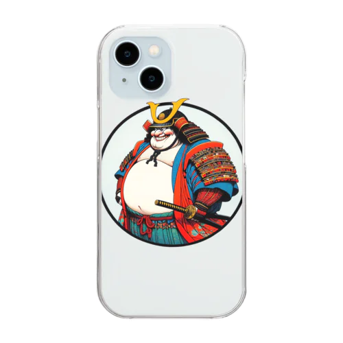 浮世絵 ド派手侍 Ukiyoe Flamboyant Samurai [UDS-DL-SR001-0007] Clear Smartphone Case