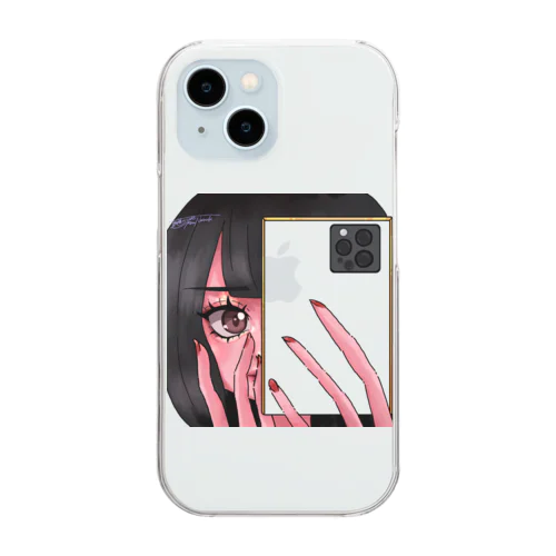 ジライちゃんの自撮り🧡 Clear Smartphone Case