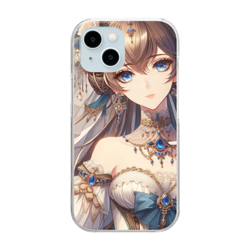 華麗なAI美女 Clear Smartphone Case