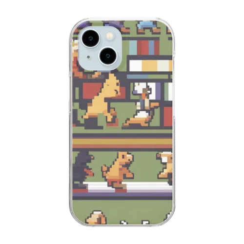 パレードで踊っている犬 Clear Smartphone Case