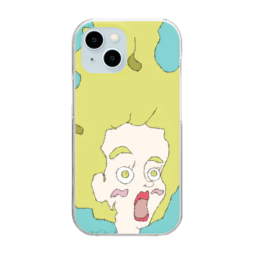 外人女性 Clear Smartphone Case