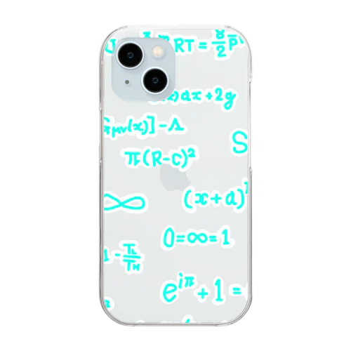 物理の数式 Clear Smartphone Case