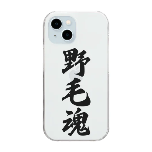 野毛魂 （地元魂） Clear Smartphone Case