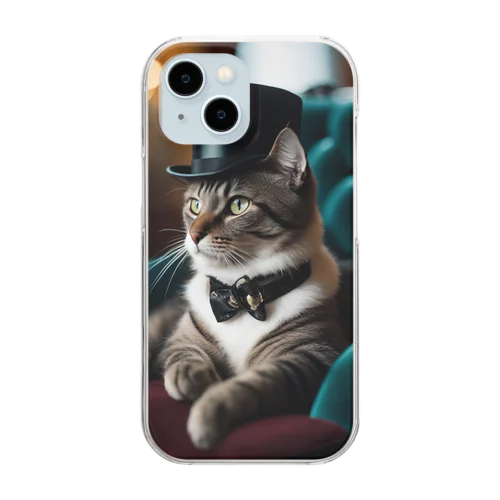 貴族猫 Clear Smartphone Case