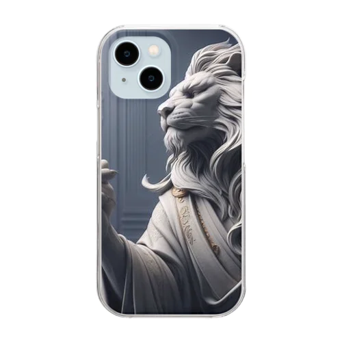 LEOS  BRONZE STATUE Clear Smartphone Case