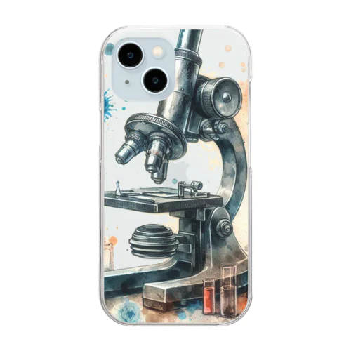 顕微鏡　~ミクロの世界~ Clear Smartphone Case