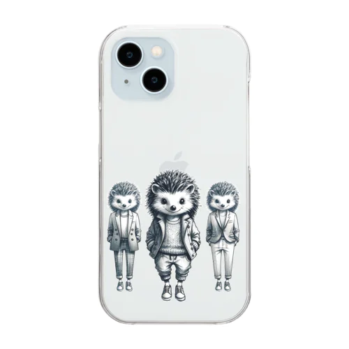 ハリスフレンズ Clear Smartphone Case