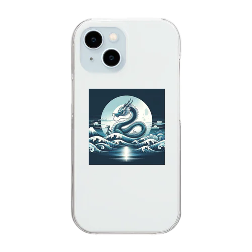 ドラゴン2 Clear Smartphone Case