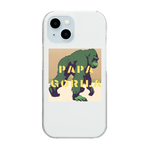 PAPA GORILA Clear Smartphone Case