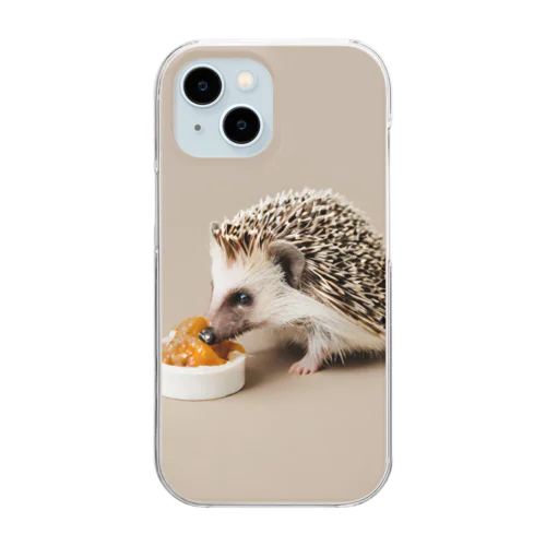 ちっちゃいﾊﾘﾈｽﾞﾐ🦔 Clear Smartphone Case