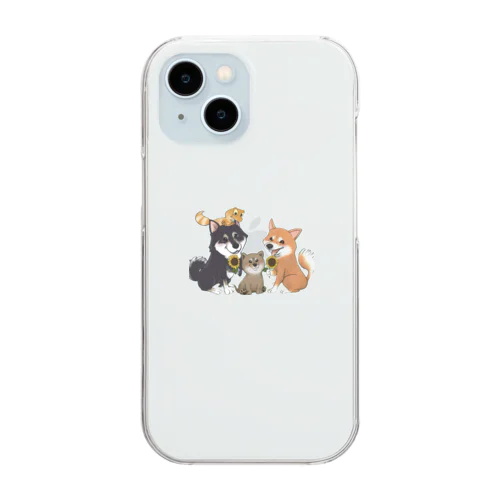 柴犬ニシアフ Clear Smartphone Case