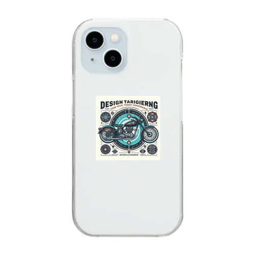 バイク愛好家 Clear Smartphone Case