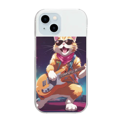 キャットジャム Clear Smartphone Case