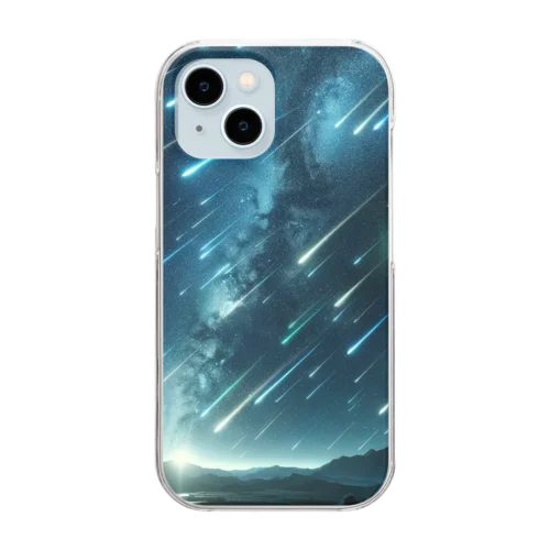 流星群 Clear Smartphone Case