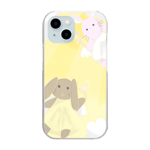 ゆるうさえんじぇる Clear Smartphone Case