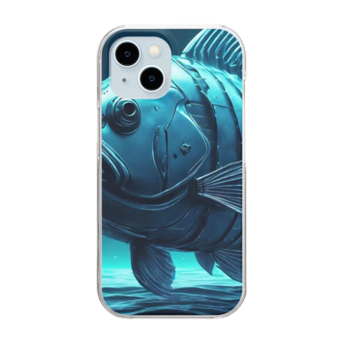 ロボット魚 Clear Smartphone Case