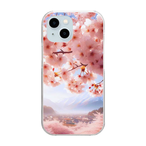 美しい桜🌸 クリアスマホケース