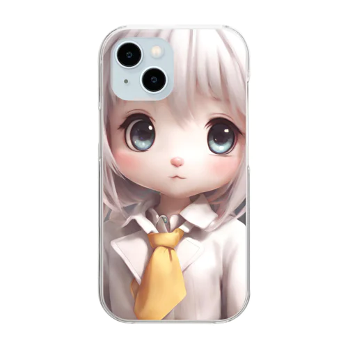 うさみさん Clear Smartphone Case