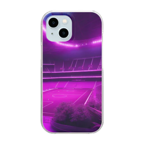 異世界のサッカースタジアム Clear Smartphone Case