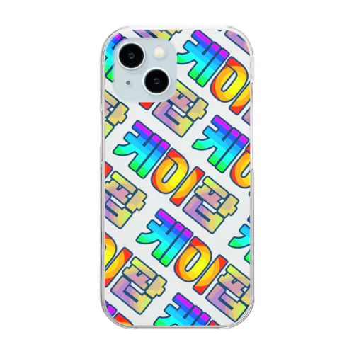 KPOP(ハングル) Clear Smartphone Case