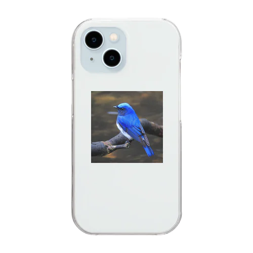 幸運を呼ぶ青い鳥 Clear Smartphone Case