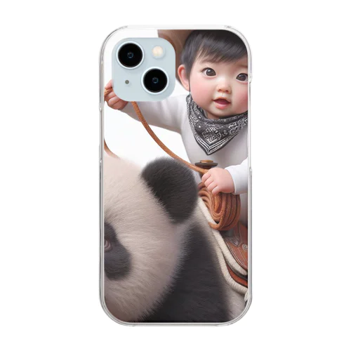 赤ちゃんカウボーイ Clear Smartphone Case