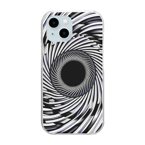 optical illusion 01 Clear Smartphone Case