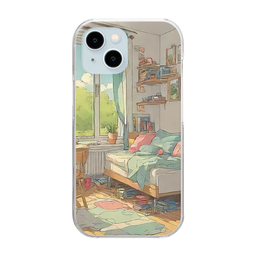 のんびり過ごす Clear Smartphone Case