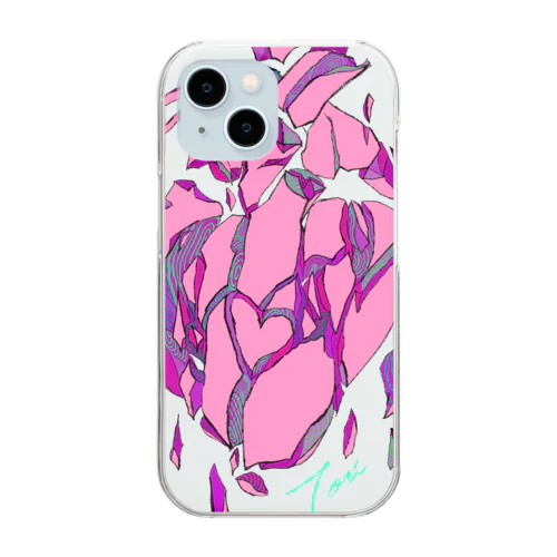 【Critical Hit to ♡】color: AMETHYST Clear Smartphone Case