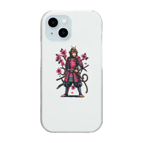 SAMURAIプリミット猿 Clear Smartphone Case