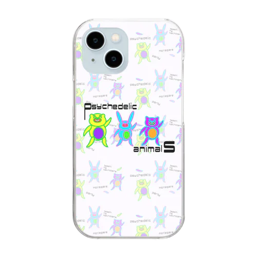 psychedelic animalS Clear Smartphone Case