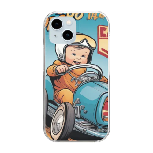 爆走　BABY Clear Smartphone Case