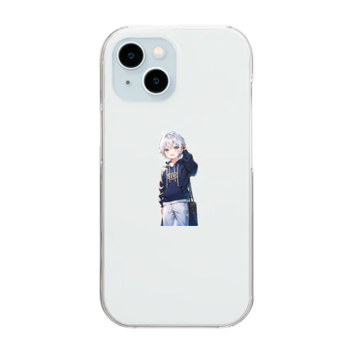 小林くん Clear Smartphone Case